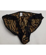 Vintage NOS  Animal Print Lace Bikini 80s/90s Panty  Size 7 Large - £59.17 GBP