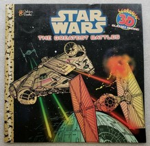 Star Wars The Greatest Battles Golden Book Kids Book 1987 - £12.61 GBP