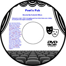 Poet&#39;s Pub 1949 DVD Comedy Movie Derek Bond Rona Anderson James Robertson Justic - £3.97 GBP