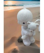 1982 Jonathan David Precious Moments Enesco Boy with Teddy Bear Figurine... - $148.55 MXN