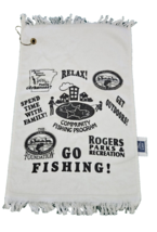 GOLF Towel Arkansas Game and Fish Commission community fishing Rogers Park Rec - £6.57 GBP