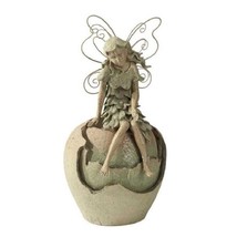 Midwest-CBK Fairy Table Fountain Polystone E Model Beige-Green - $118.84