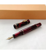 Gioia Allaria Amaranto Red &amp; Black Fountain Pen Resin - $6,706.99 MXN