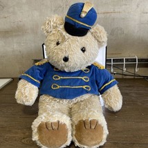 VTG JC Penney Holiday Collection Large 27&quot; Golden Marching Band Teddy Christmas - £7.51 GBP