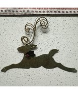 Metal Reindeer Christmas Tree Ornament - $9.89