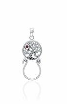 Jewelry Trends Tree of Life Charm Holder Keepsake Sterling Silver Pendant - £38.36 GBP