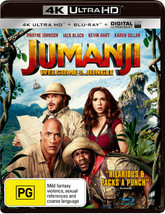 Jumangi Welcome To The Jungle 4K Blu-ray / Blu-ray | Dwayne Johnson | RegionFree - £20.43 GBP