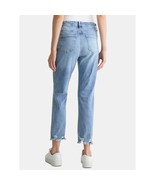 Time and Tru Women&#39;s High Rise Straight Leg Destructed Hem Jeans, Sizes ... - $349.74 MXN