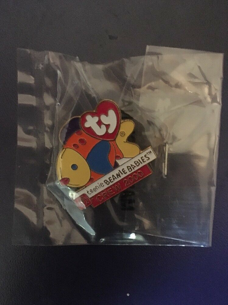 Mcdonalds TY BEANIE BABY Fish Lapel CREW PIN. From 2000. Free Shipping. - £6.03 GBP