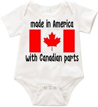 VRW Made in America with Canadian Parts - Infant Unisex Onesie Romper (18-24 Mon - £11.57 GBP