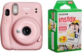 Fujifilm Instax Mini 11 Instant Film Camera, With Fujifilm Instax, Blush Pink - £98.31 GBP