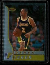 Vintage 1996-97 Topps Bowmans Chrome Basketball Card R15 Derek Fisher Lakers - £3.76 GBP
