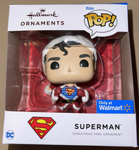 2021 Hallmark Funko Pop! Superman In Santa Suit Christmas Ornament New 3.5” - £17.22 GBP