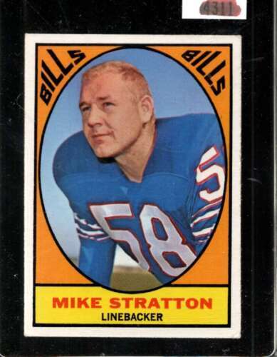 Primary image for 1967 TOPPS #29 MIKE STRATTON VG+ BILLS *X57782