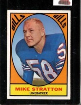 1967 Topps #29 Mike Stratton Vg+ Bills *X57782 - £3.09 GBP