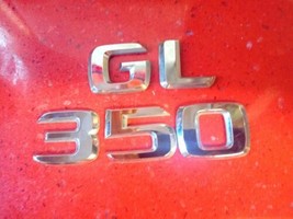 CHROME GL350 MERCEDES REAR TRUNK EMBLEM BADGE NAMEPLATE LETTERS NUMBERS ... - $17.99