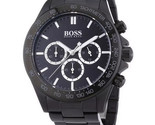 Hugo Boss HB1512961 Herren Ikon Black Dial Chrono Edelstahl Uhr Geschenk... - £103.79 GBP