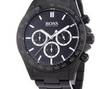 Hugo Boss HB1512961 Herren Ikon Black Dial Chrono Edelstahl Uhr Geschenk... - £103.81 GBP