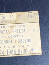 JUDAS Priest Concert Ticket Stub May 24 1986 Rosemont Horizon - £7.74 GBP