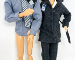 X Files Barbie Ken Set Mulder Scully Dolls Mattel XFiles Collector For OOAK - $24.99