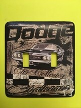 Dodge Double. Metal Light Switch Cover cars,trucks,cycles - £7.28 GBP