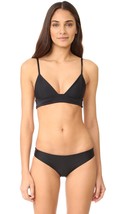 Tori Praver Swimwear Solids Daniela Triangle Top black M L XL - $39.99