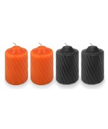 15 Hour Halloween Votive Candles Lightly Scented 10 Orange & 10 Black - $23.75