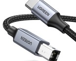 UGREEN USB C Printer Cable 3 FT, USB B to USB C, Nylon USB C Printer Cor... - £12.57 GBP