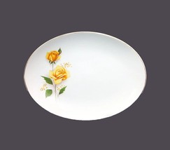 Crown Essex Royal Bouquet oval platter made in England. - $67.44