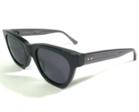 Christopher Kane Sonnenbrille CK0004S 001 Schwarz Grau Quadrat Rahmen mi... - £65.99 GBP