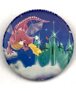 Lisa Frank Dragon 1981 Pin Button Pinback Vintage 80s Fantasy Art Fire Breathing - $24.95