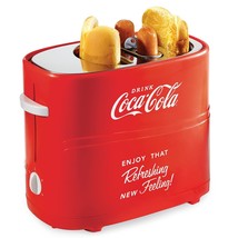 Coca-Cola 2 Slot Bun Mini Tongs, Hot Dog Toaster Works With Chicken, Turkey, Veg - £48.10 GBP