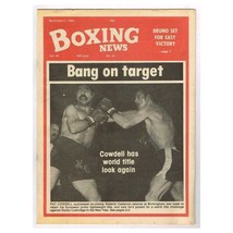 Boxing News Magazine November 2 1984 mbox3098/c  Vol 40 No.44 Bang on target - £3.12 GBP