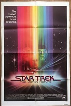 *STAR TREK: THE MOTION PICTURE (1979) Folded One-Sheet Poster VF+ Bob Pe... - £137.84 GBP