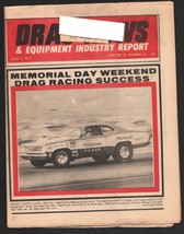 Drag News 6/5/1971-Rick Ramsey cover-Irwindale Division VII World Championshi... - £33.89 GBP