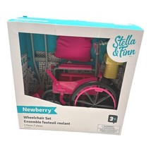 Newberry Chair Stella and Finn Wheel Chair Cast Crutches Set For 18 in Doll New - £35.55 GBP