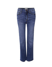 Ceros Women&#39;s Sneak Peek High Rise Straight Fit Blue Denim Jeans - 26 - £44.30 GBP