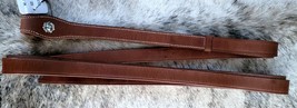 Heavy Harness Leather Split Reins 1" by 8' Action Company NEW Pecan image 2