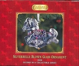 Breyer Horse 2008 SILVERBELLE Blown Glass Ornament 2nd in Series NIB - £15.68 GBP