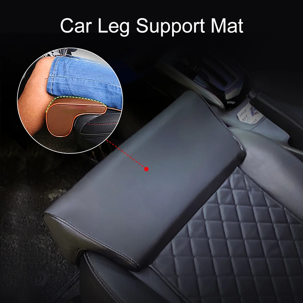 New Car Seat Extender Cushion Leg Support Pillow Memory Foam Knee Pad - $33.19