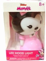 Idea Nuova Kid&#39;s LED Mood Light, 5&quot;, Minnie Mouse, Battery Operated/Included - £10.31 GBP