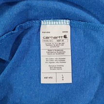 Carhartt K87 H72 Loose Fit Men's Blue Cotton Blend Short Sleeve T-Shirt Sz Large image 4