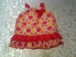 Size 18 mo. Healthtex dress polka dots ruffle Girls New - $12.29