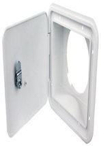 JR Products L8D82-A Polar White Thumb Lock for Sewer Hose/Storage Hatch - $41.99