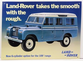 Land Rover Blue Car Embossed Metal Sign - $24.95
