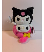 TeeTurtle x Sanrio Kuromi / My Melody Reversible Plush Hello Kitty &amp; Fri... - $263.86 MXN