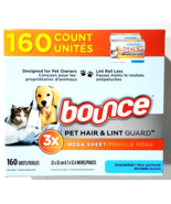 Bounce 160 Count Dryer Sheets 3x Pet Hair Fighters Unscented Lint Guard - €34,57 EUR
