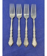 ONEIDA Community CELLO Burnished Handle Stainless Flatware DINNER FORKS ... - $72.67 CAD