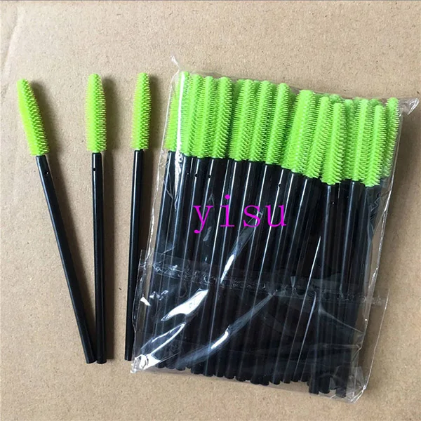 A wands applicator makeup brushes eyelash extension disposable silicone eyelash brushes thumb200