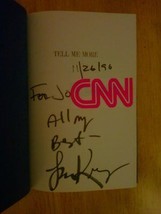 Tell Me More By Larry King Hardback Book Signed autographed - £112.55 GBP